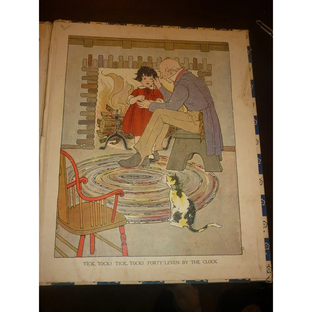 Antique 1918 Billy Be-Nimble Picture Book Blanche Fisher Wright Cover Only
